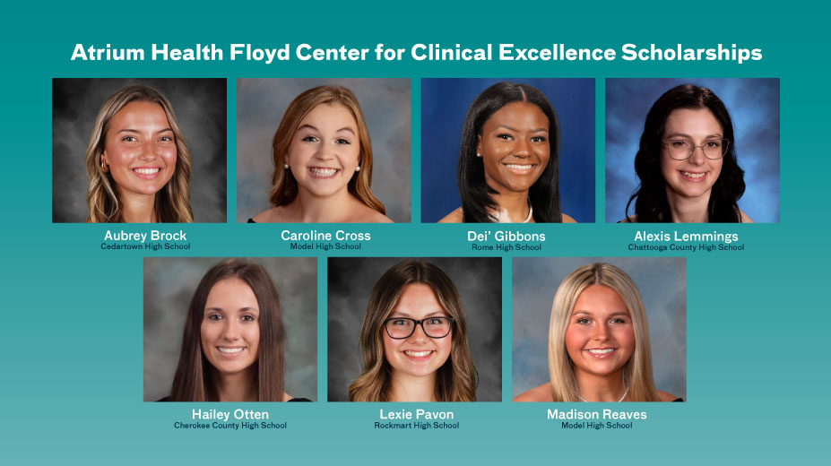 Atrium Health Floyd Awards $7,000 in Scholarships to Area Students