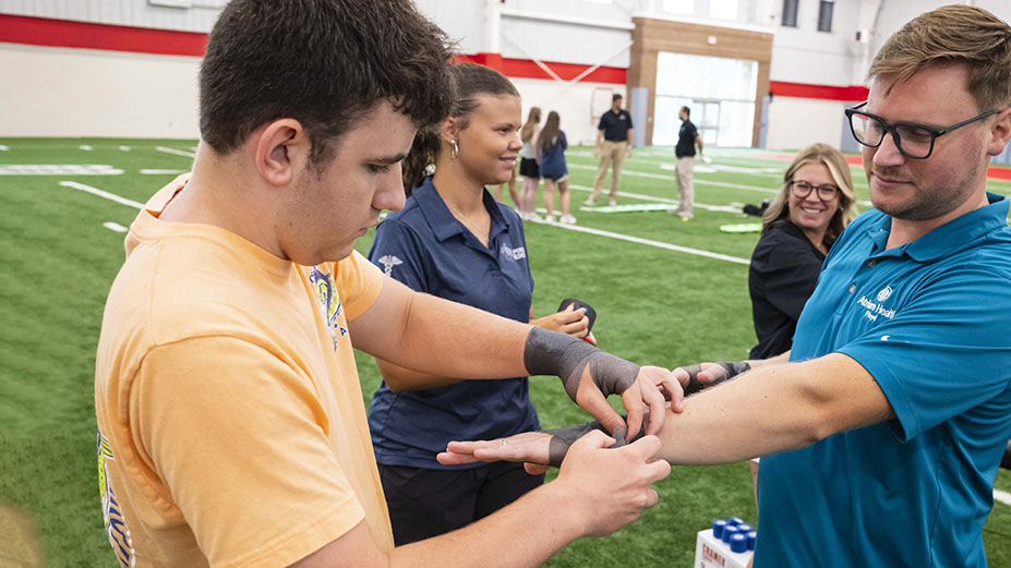 Atrium Health Floyd Athletic Trainers Get Students Ready