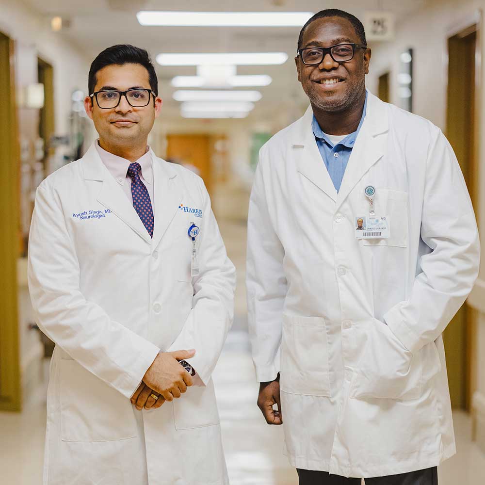 Dr. Ayush Singh and Dr. Sam Quaynor